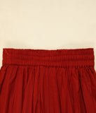 Mulmul Plain Skirt Red