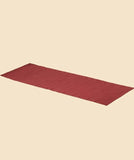 Cotton yoga Mat - Rubber coated Bottom