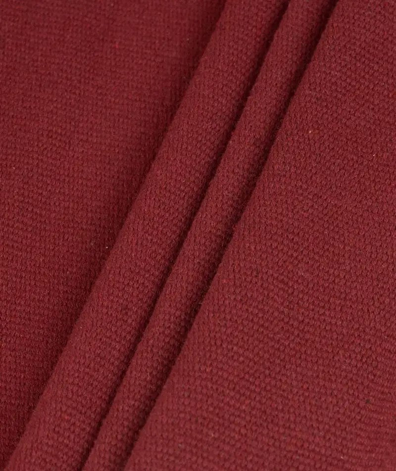 Cotton yoga Mat - Rubber coated Bottom