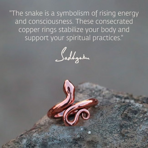 Consecrated Copper Snake Ring