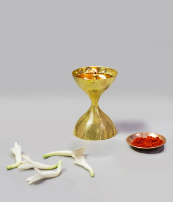 Brass Buddha Lamp - Small