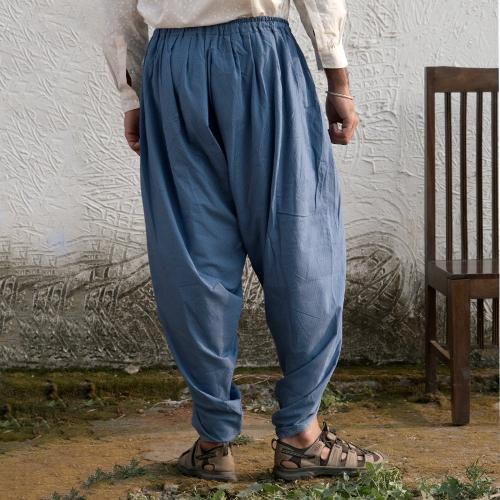 Dhoti Pant Cotton Indigo