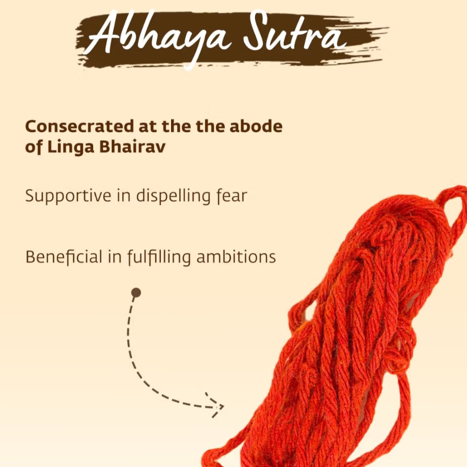 Linga Bhairavi Devi Abhaya Sutra, A specially consecrated thread ...