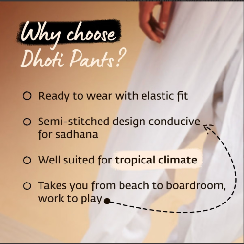 Dhoti Pant Cotton Indigo