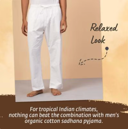 Kurta Linen/Cotton- Short Sleeve White