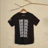 SS Print T-Shirt Dark Grey