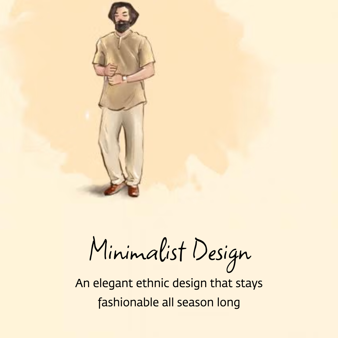 Kurta Linen/Cotton- Short Sleeve White