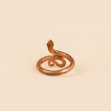 Consecrated Copper Snake Ring
