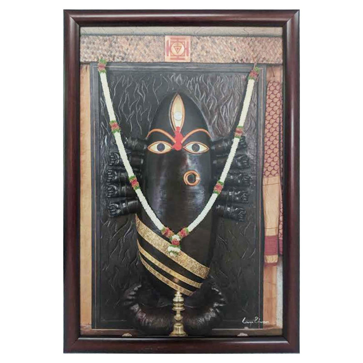 Linga Bhairavi Photo Black (22"W x 32"H)